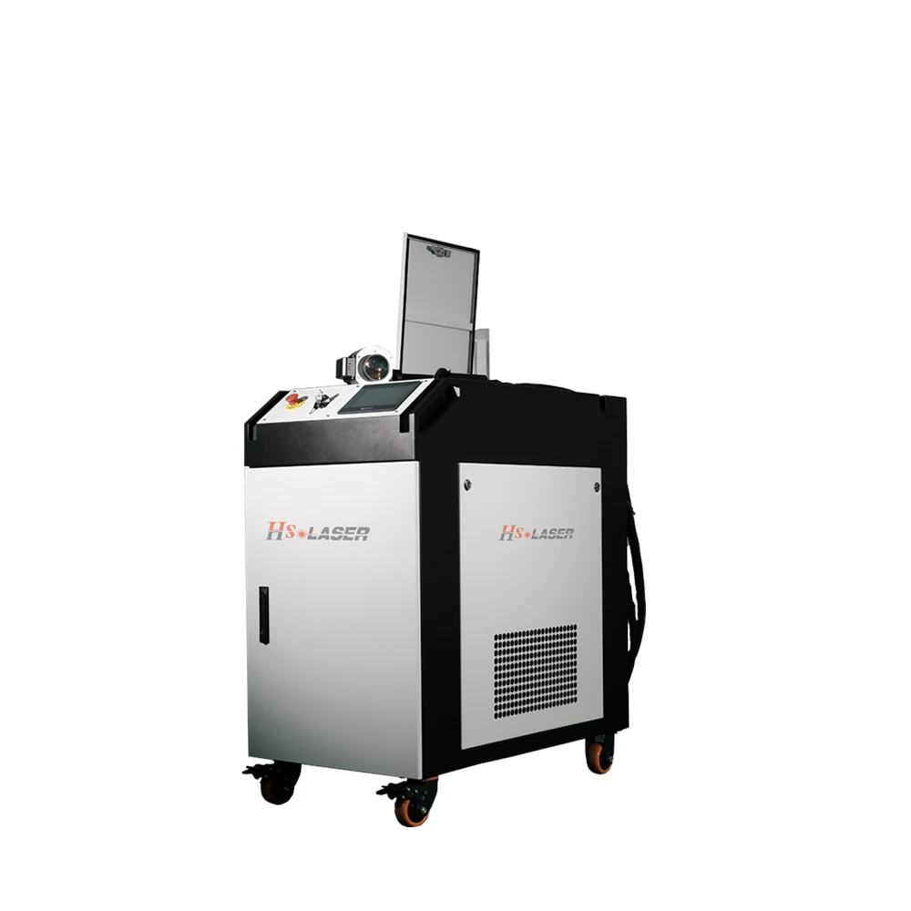300w 500w 1000w 2000w Pulse Fiber Laser Cleaning Machine With Water Cooled 2