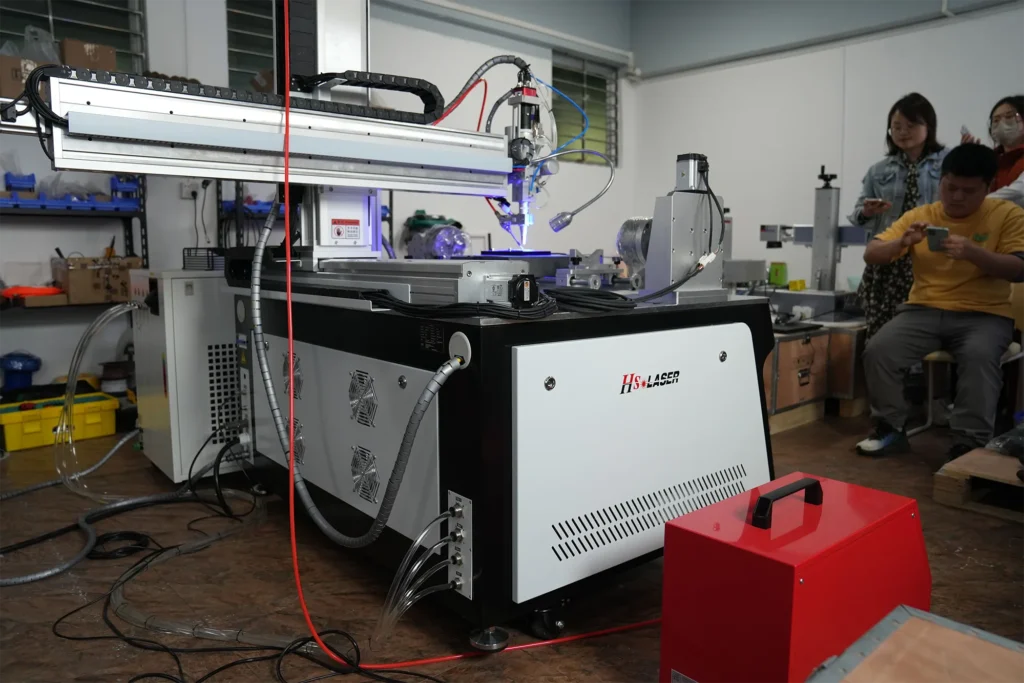 Automatic Fiber Laser Welding